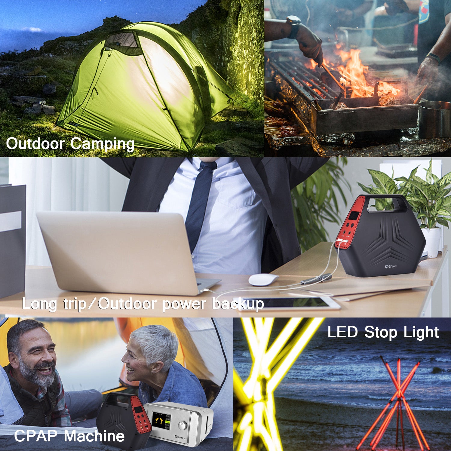 Tragbarer Generator / Camping-Batteriepack 150 Wh (36.000 mAh) – CPAP-Generator