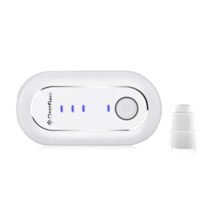 CleanFlash® CPAP/BiPAP cleaning device with UV bag